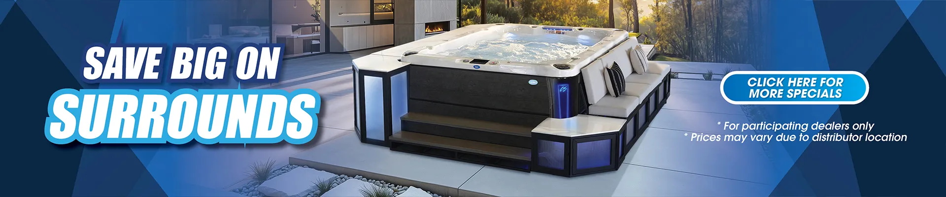 Calspas hot tub being used in a family setting - Montrose