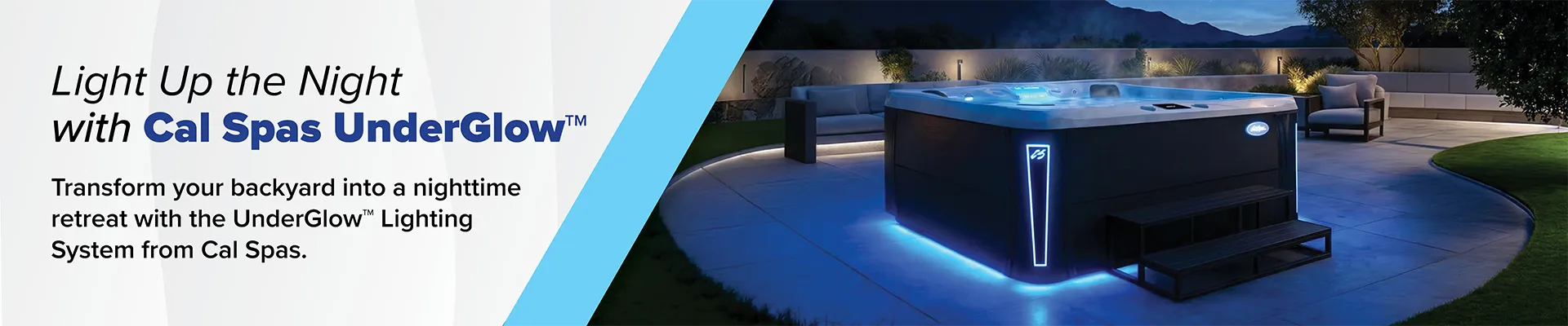 Calspas hot tub being used in a family setting - Montrose